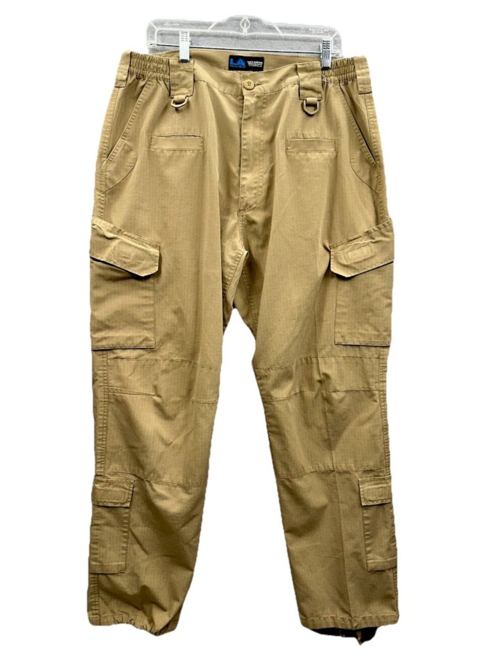 LA Police Gear Mens 36x32 Tactical Cargo Pants Coyote Ripstop Operator EMS BDU